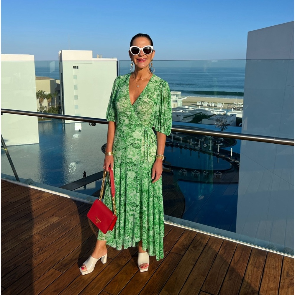 Ganni floral print dress - Picture 3 of 10